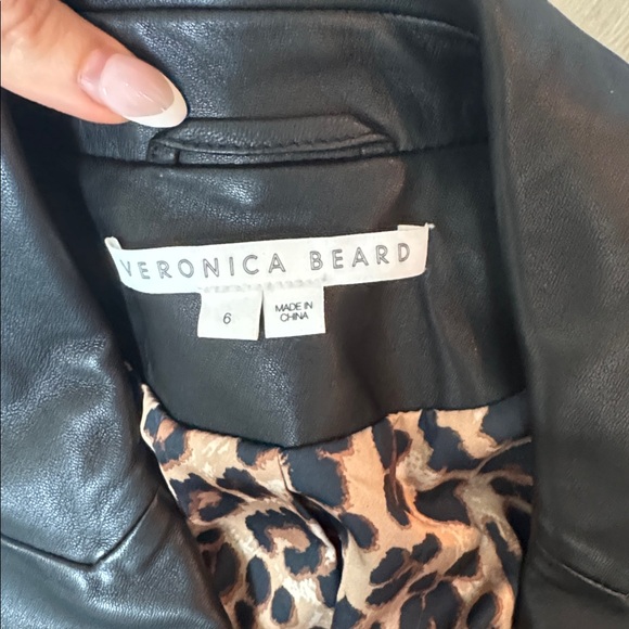Veronica beard leather jacket - Picture 2 of 2